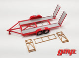 1:18 Tandem Dual Axle Trailer -- Busted Knuckles Garage -- Greenlight