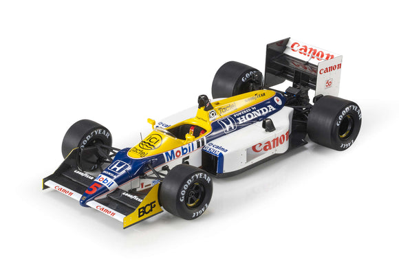 (Pre-Order) 1:12 1987 Nigel Mansell -- Mexican GP Winner -- #5 Williams FW11B -- GP Replicas F1