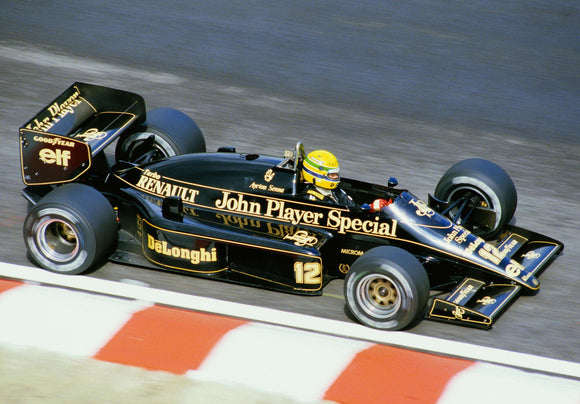 Pre-Order) 1:12 1986 Ayrton Senna -- Spanish GP Winner -- Lotus 98T -