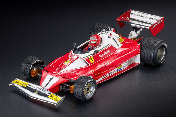 (Pre-Order) 1:18 1976 Niki Lauda -- Japanese GP -- Ferrari 312T2 -- GP Replicas F1
