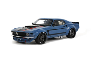 1:18 1970 Ford Mustang By Ruffian Cars -- Blue -- GT Spirit