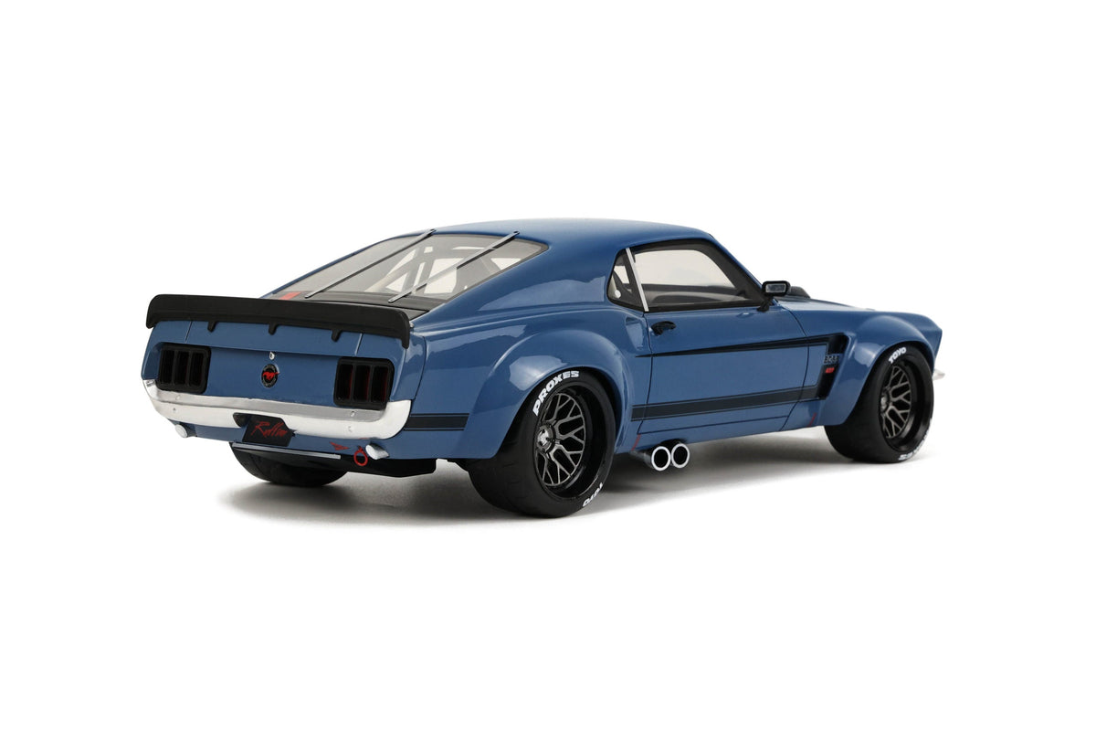 1:18 1970 Ford Mustang By Ruffian Cars -- Blue -- GT SpiritTranslation ...