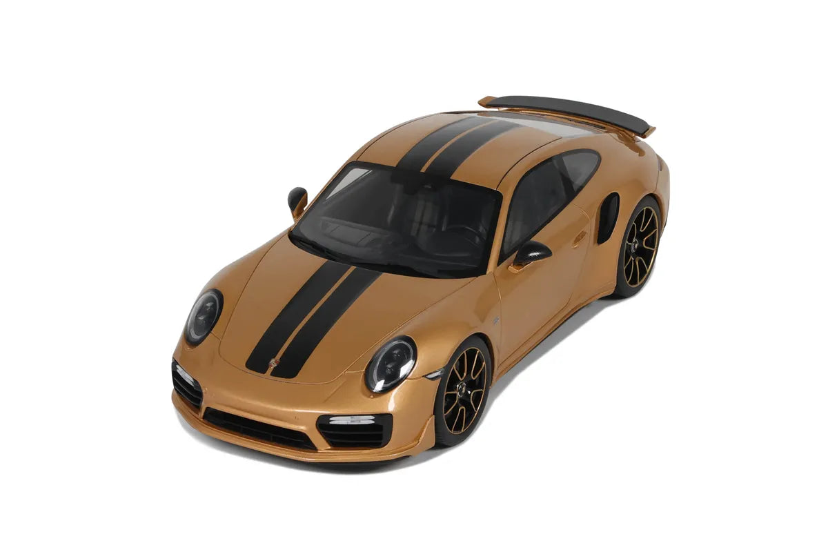 1:18 2018 Porsche 911 Turbo S 991.2 -- Exclusive Gold -- GT Spirit