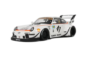 1:18 RWB 993 Rauh Welt Begriff Kato-San -- #41 White -- GT Spirit Porsche