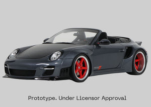 (Pre-Order) 1:18 Porsche 911 Convertible 997 LB-Works Widebody -- Grey -- GT Spirit