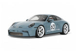 1:18 Porsche 911 (992) S/T #63 Coupe -- Meissen Blue -- GT Spirit