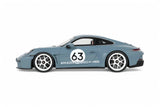 1:18 Porsche 911 (992) S/T #63 Coupe -- Meissen Blue -- GT Spirit
