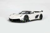 (Pre-Order) 1:12 Koenigsegg Jesko 2019 -- Crystal White -- GT Spirit