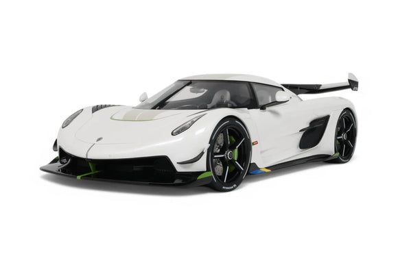 1:12 Koenigsegg Jesko 2019 -- Crystal White -- GT Spirit GT501