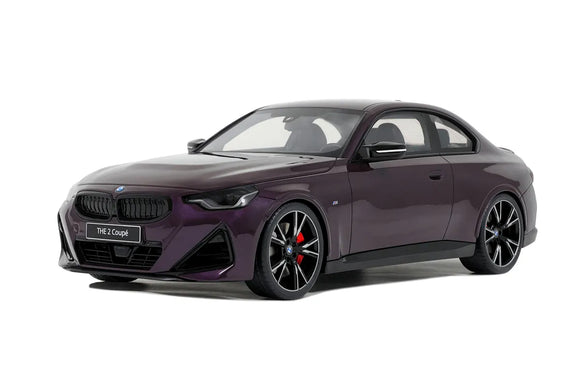 (Pre-Order) 1:18 BMW M240i (G42) -- Thundernight Purple Metallic -- GT Spirit