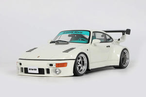 (Pre-Order) 1:18 RWB 964 Slant Nose -- Grand Prix White -- GT Spirit Porsche 911