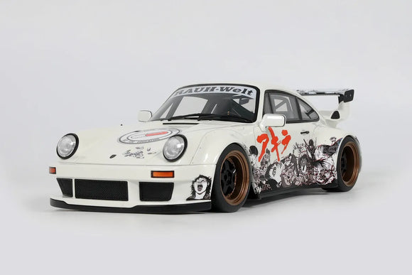 (Pre-Order) 1:18 RWB 964 -- Akira - Glacier White -- GT Spirit Porsche 911