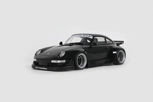 Pre-Order) 1:18 RWB 993 (Porsche 911) -- Black -- GT Spirit