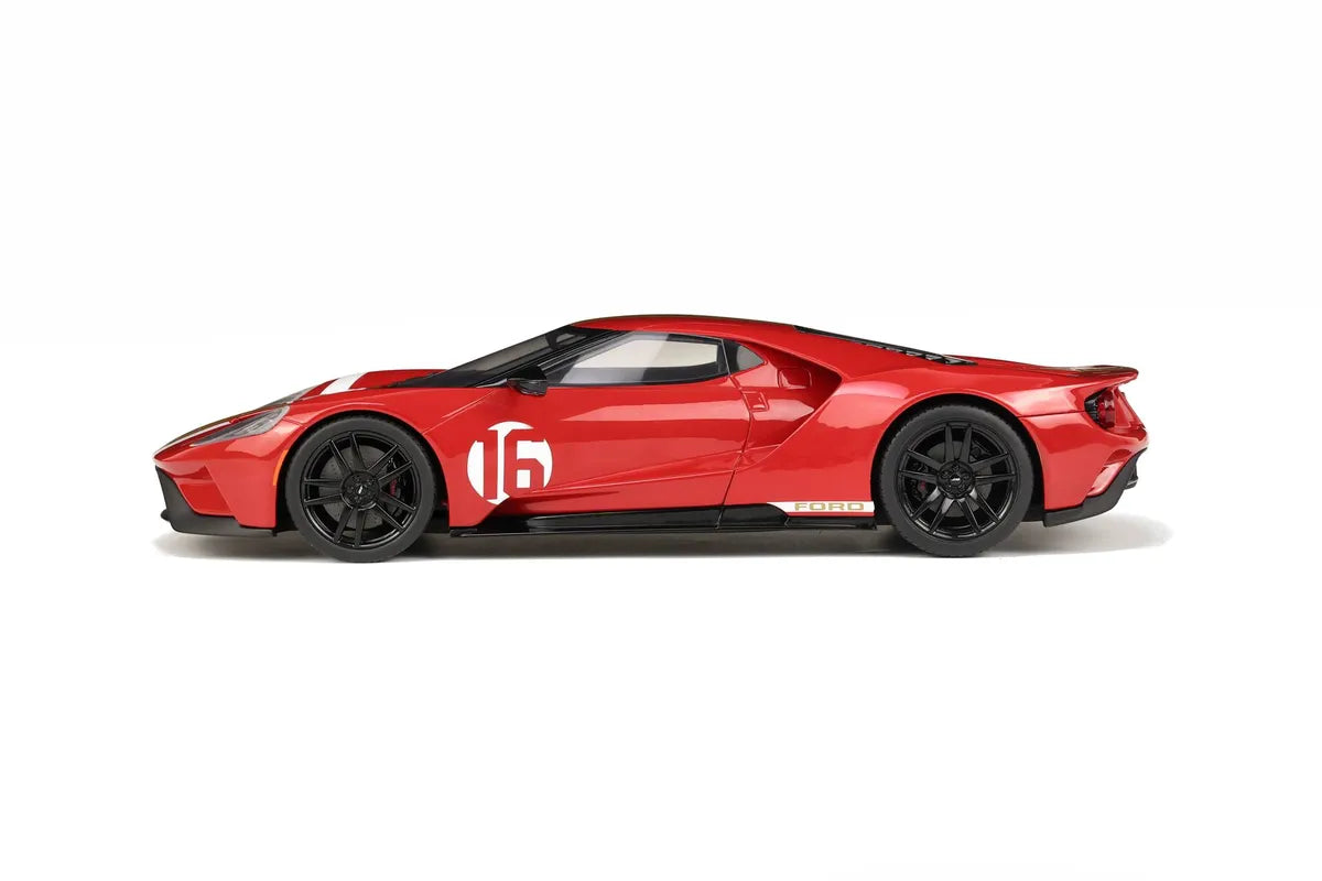 1:18 Ford GT -- Alan Mann Heritage Edition (Red w/Gold Stripes) -- GT
