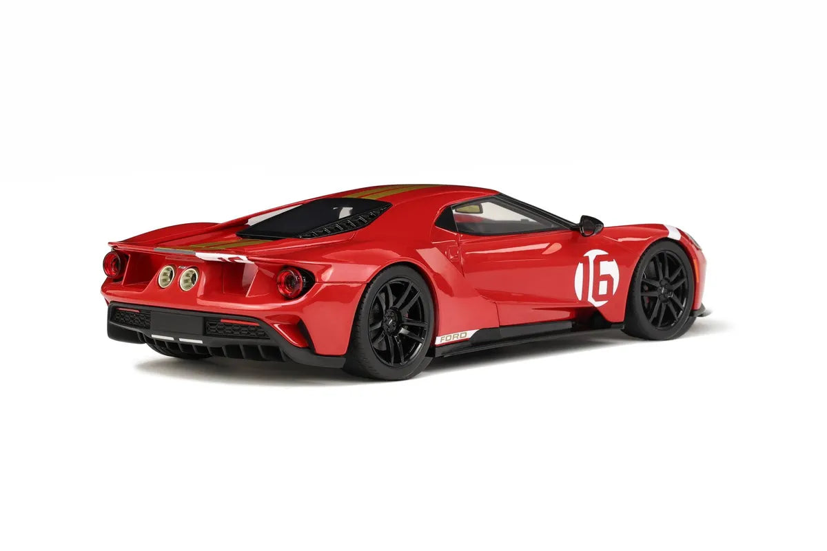 1:18 Ford GT -- Alan Mann Heritage Edition (Red w/Gold Stripes) -- GT