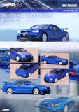 1:64 Nissan Skyline GT-R (R34) V-Spec II Nur -- Bayside Blue -- INNO64