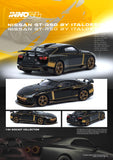 (Pre-Order) 1:64 Nissan GT-R50 By ITALDESIGN -- Black -- INNO64