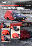 1:64 Nissan Sunny "Hakotora" -- "09 RACING" DECEPCIONEZ -- INNO64