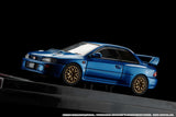 1:64 Subaru Impreza 22B STi (GC8) w/EJ22 Engine Display -- Blue -- Hobby Japan
