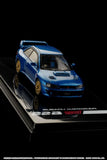1:64 Subaru Impreza 22B STi (GC8) w/EJ22 Engine Display -- Blue -- Hobby Japan