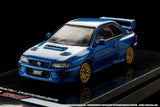 1:64 Subaru Impreza 22B STi (GC8) w/EJ22 Engine Display -- Blue -- Hobby Japan