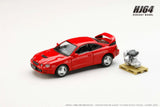 1:64 Toyota Celica GT-Four WRC Edition (ST205) w/Engine -- Red -- Hobby Japan