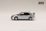 1:64 Mitsubishi Lancer Evo 9 GSR w/Engine -- Silver -- Hobby Japan