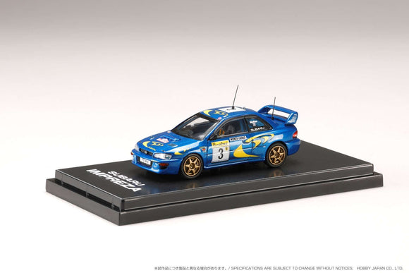 1:64 1997 Colin Mcrae Monte Carlo -- #3 Subaru Impreza WRC 1997 -- Hobby Japan