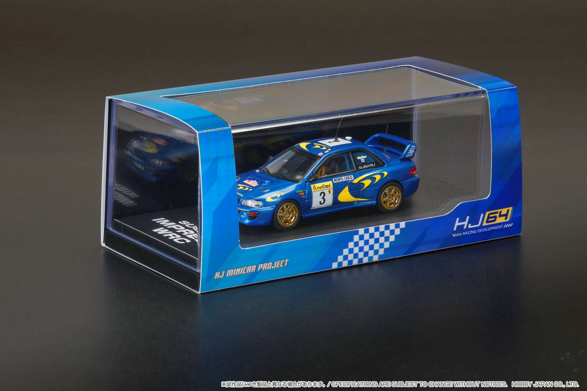1:64 1997 Colin Mcrae Monte Carlo -- #3 Subaru Impreza WRC 1997 -- Hob