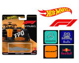 (Pre-Order) 1:64 (8-Piece Set) McLaren, Red Bull, Mercedes, Racing Bulls -- Premium H Assortment -- Hot Wheels F1