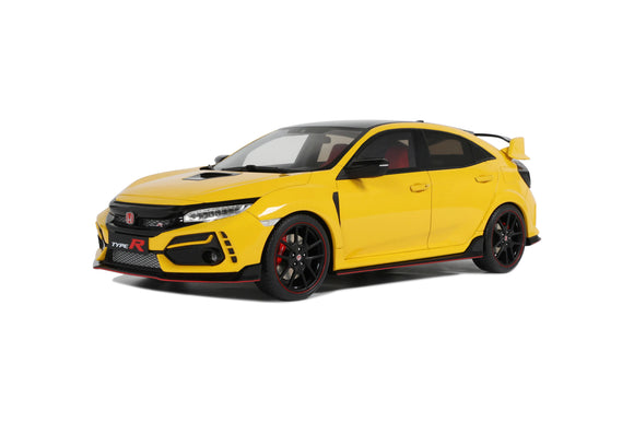 1:18 Honda Civic Type R (FK8) Euro Spec -- Sunlight Yellow -- Ottomobile OT1111