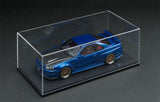 1:18 Display Case - Clear Acrylic w/Carbon Fibre Pattern Base -- Ignition IG0100