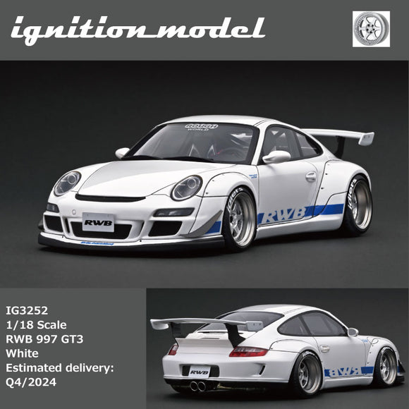 (Pre-Order) 1:18 RWB 997 GT3 -- White -- Ignition Model Porsche IG3252