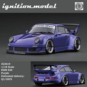 (Pre-Order) 1:18 RWB 930 -- Purple -- Ignition Model Porsche IG3619