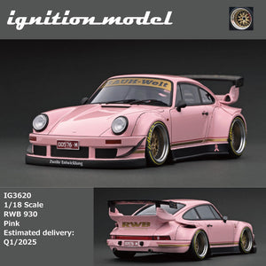 (Pre-Order) 1:18 RWB 930 (Porsche 911) -- "So Cro" Pink -- Ignition Model IG3620