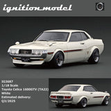 (Pre-Order) 1:18 Toyota Celica 1600GTV (TA22) -- White -- Ignition Model IG3687