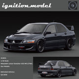 (Pre-Order) 1:18 Mitsubishi Lancer Evolution Ⅷ MR (CT9A) -- Gun Metallic -- Ignition Model IG3832