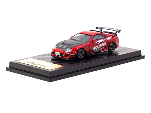 (Pre-Order) 1:64 Toyota Supra (JZA80) RZ -- Red -- Ignition Model x Tarmac Works IG3841