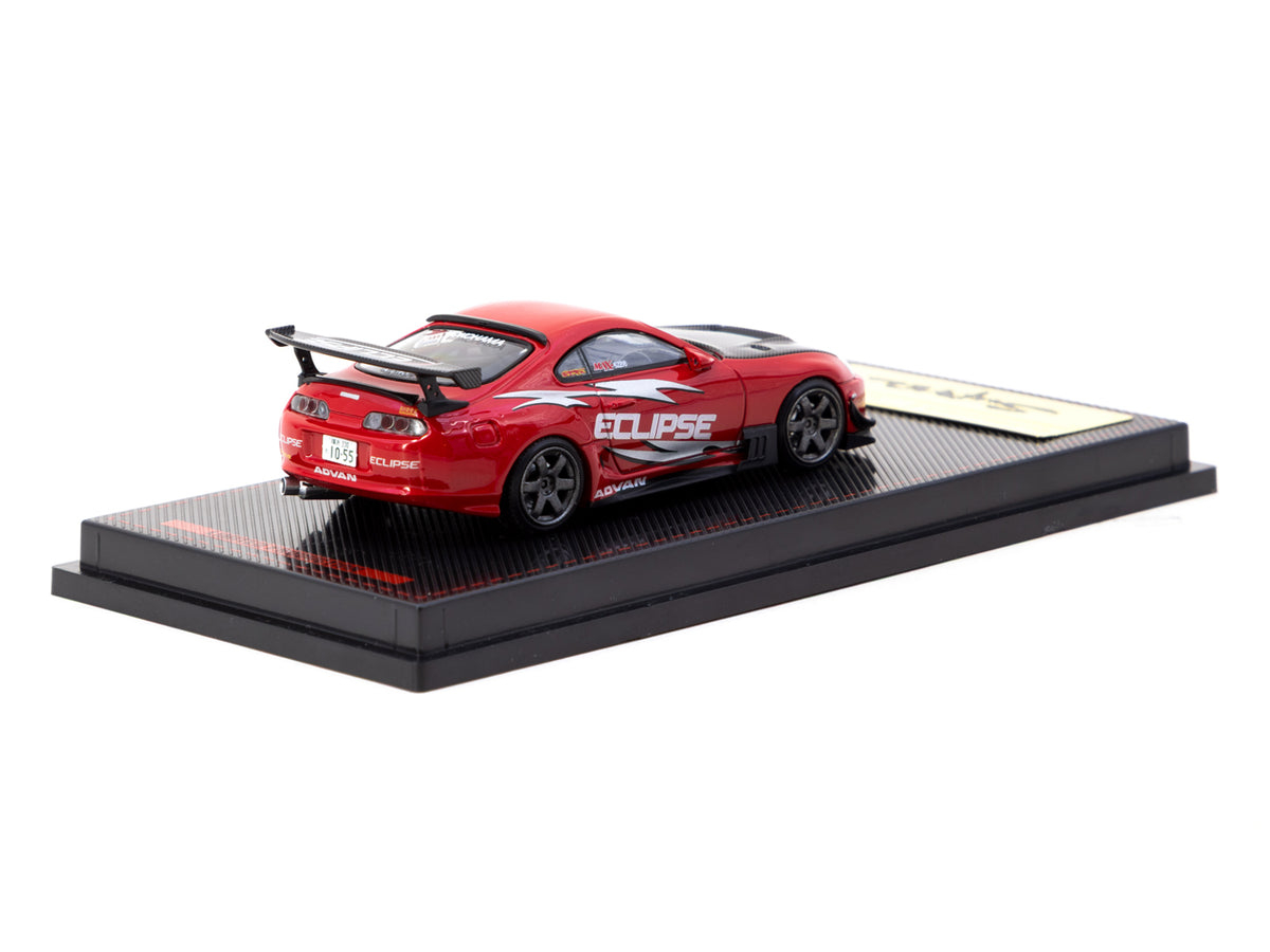 1:64 Toyota Supra (JZA80) RZ -- Red -- Ignition Model x Tarmac Works I