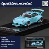 (Pre-Order) 1:64 RWB 993 (Porsche 911) -- Blue Green -- Ignition Model IG3872