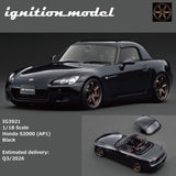 (Pre-Order) 1:18 Honda S2000 (AP1) -- Black -- Ignition Model IG3921