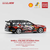 1:64 Nissan Stagea w/R34 GTR Skyline Front - Pluto Mok "DRIFTAGEA34" -- Pop Race