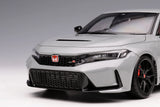 1:18 Honda Civic Type-R (FL5) w/Engine -- Sonic Grey Pearl -- Motorhelix M85305