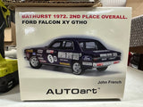 1:18 1972 Bathurst 2nd Place -- John French -- Ford XY Falcon GTHO -- Biante