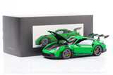 1:18 Porsche 911 (992) GT3 RS Coupe 2022 -- Green -- NOREV (Dealer Edition)