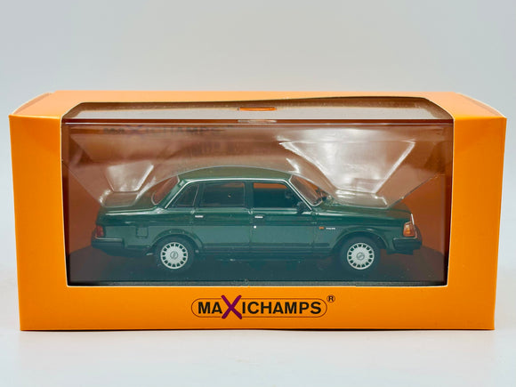 1:43 1986 Volvo 240 GL -- Dark Green -- Minichamps