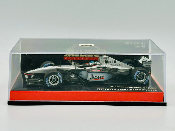 1:43 2002 Jean Alesi -- McLaren Mercedes MP4-16 -- Minichamps F1