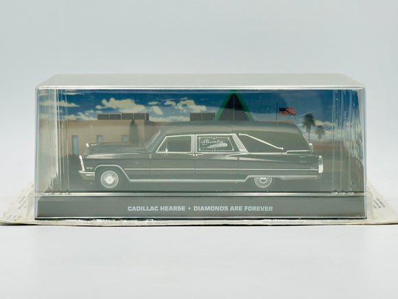 1:43 Cadillac Hearse -- Black -- James Bond -- Diamonds are Forever -- Atlas