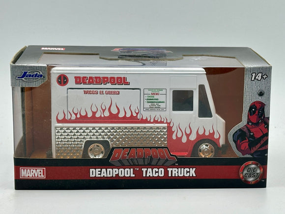 1:32 Deadpool Taco Truck -- White w/Red Flames -- JADA