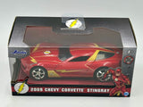 1:32 2009 Chevrolet Corvette -- Flash -- Red w/Yellow Accents -- JADA